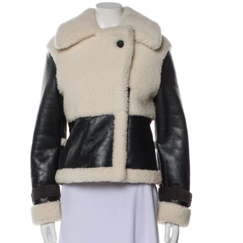 Allsaints shearling jacket